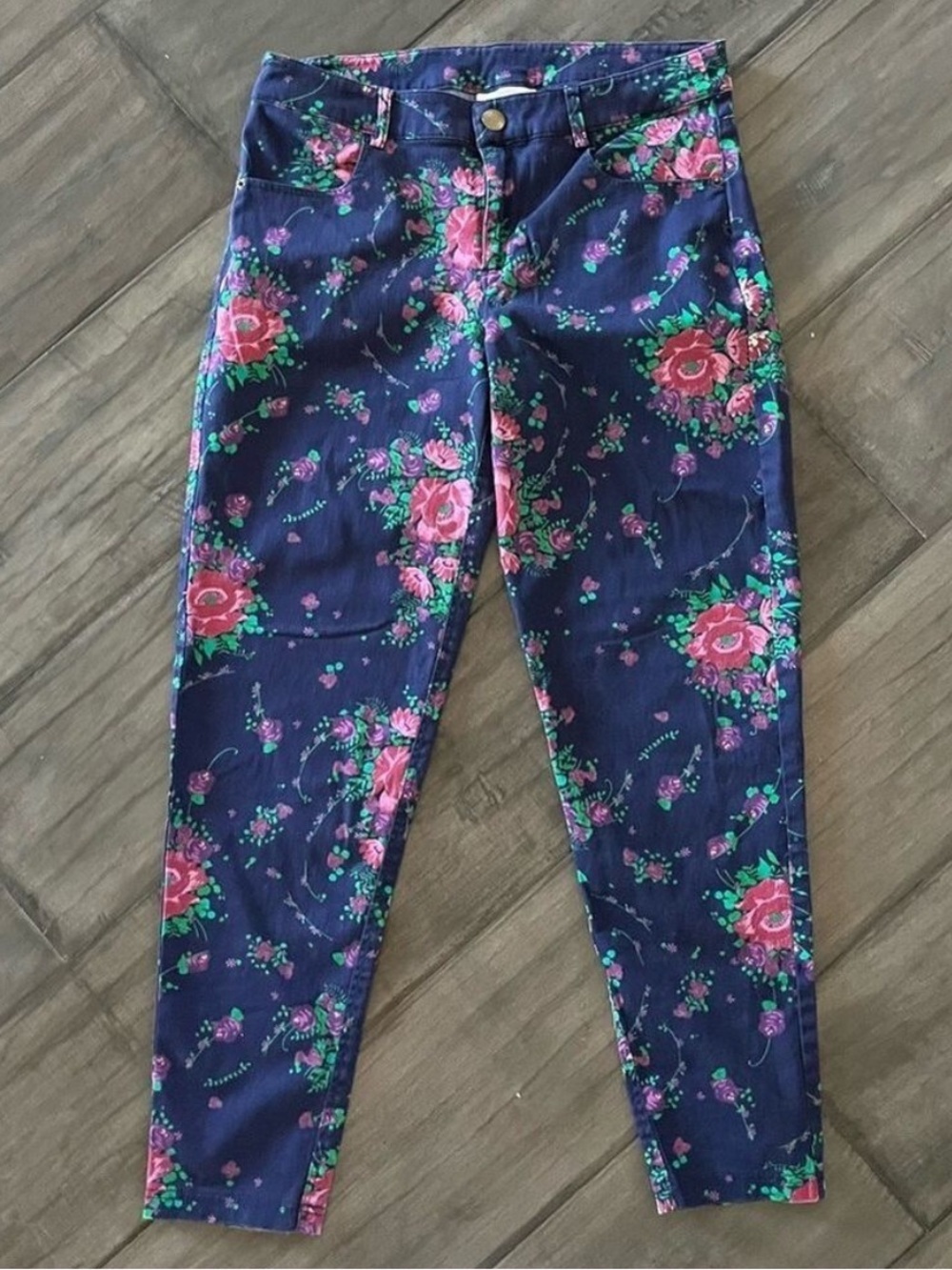 ModCloth Exuberant Intrigue Pants in Bouquet - Size Small